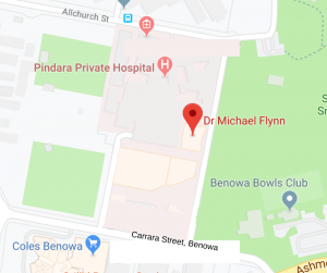 Map location of Dr Michael Flynn